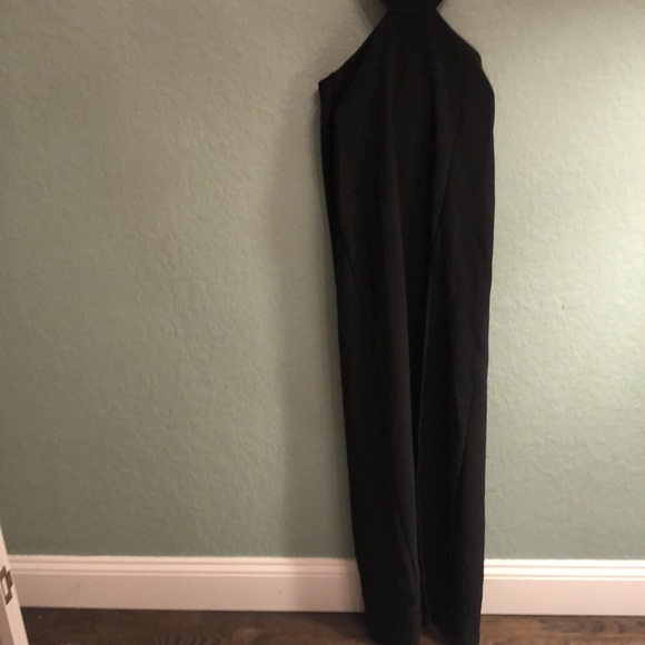 Lulus Conversation Slit Cutout Black Maxi Dress NWTs Large - Picture 4 of 13